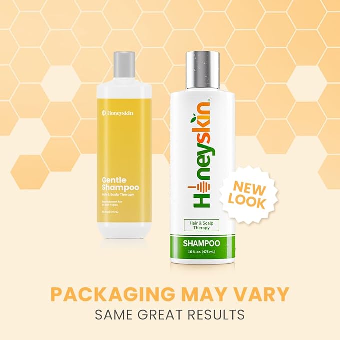 Hair Growth Shampoo for Women with Manuka Honey - Best Shampoo for Thinning Hair and Hair Loss - Sulfate-Free Shampoo for Color-Treated hair and Dry Scalp Hydrating Shampoo (16 oz)