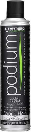 Cosmetics Podium Strong Hold Dog Hairspray 12.55 Ounce