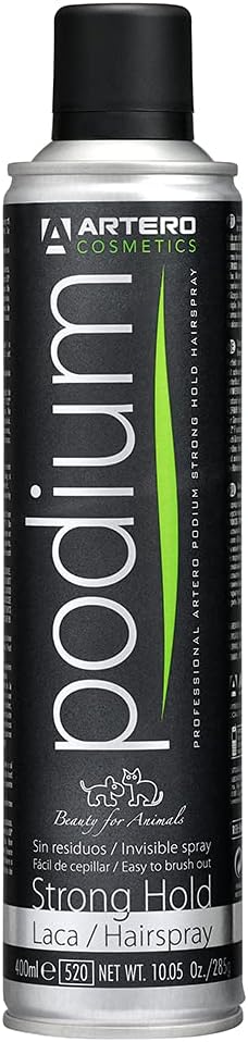 Cosmetics Podium Strong Hold Dog Hairspray 12.55 Ounce