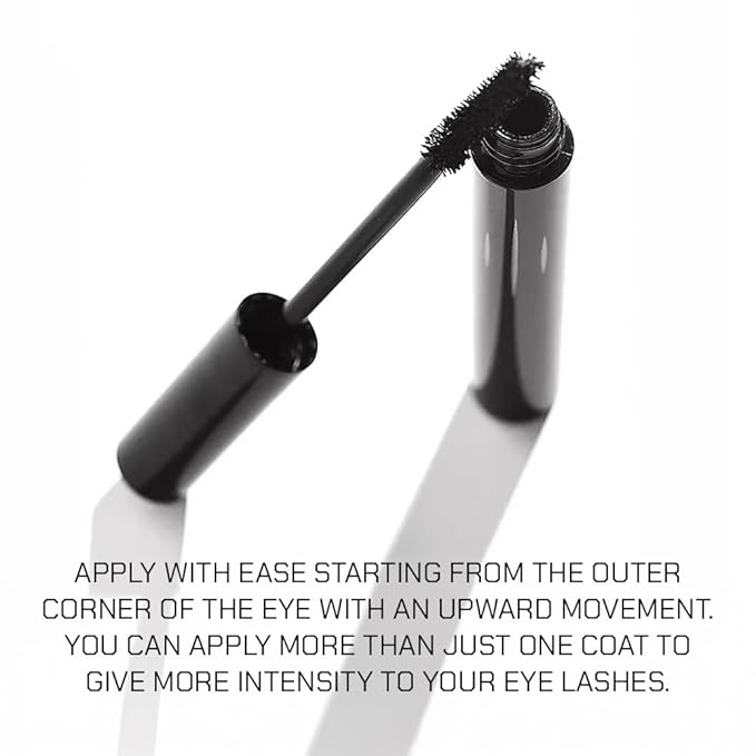 RADIANT PROFESSIONAL Lengthening Volumizing Mascara – Smudge Proof Mascara for Volume and Length – Long-Lasting, Dramatic False Lash Effect – 8ml (01 Black)