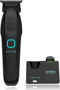 Supreme Trimmer Recharge ST777 – Professional Barber Trimmer with 2 Removable Batteries | 8000 RPM Motor, Zero Gap DLC Blades, Smart Charging Dock, USB-C Fast Charge