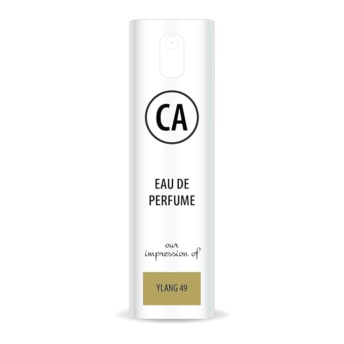 CA Perfume Impression of Ylang 49 for Women Eau De Parfum Chypre Floral Scent Long Lasting Perfumes for Women Travel Size TSA Ready for Day and Night Wear 0.33 Fl Oz 10ml
