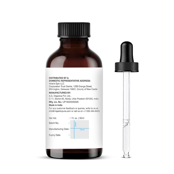 Majestic Pure Ylang Ylang Essential Oil with Glass Dropper - Huge 4 Fl Oz - 100% Pure and Natural Black Pepper Oil - Premium Grade Essential Oils for Diffuser, Aromatherapy, Soap and Candle Making