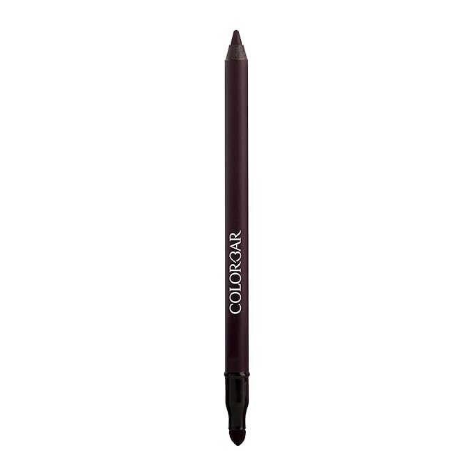 Colorbar Just Smoky Eye Pencil - Eyeliner Pencil with Built-in Smudger - Waterproof Formula - Matte Finish - 008 Just Marsala - 0.04 oz