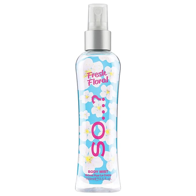 Fresh Floral Body Mist by So...? - Perfume for Women - Ideal Gifts - Body Spray for Women with Citrus, Green Notes and Freesia - 3.5 oz