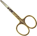 CS01 Safety Tip Baby Nail Scissors for Manicure and Pedicure, Hypoallergenic Gold Grooming Scissors for Toddler Nail Care, Made of Stainless Steel in Solingen, Germany