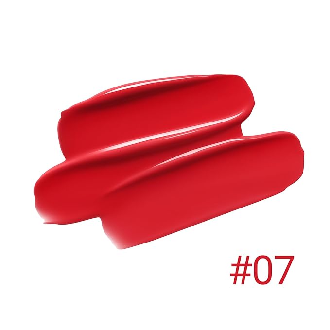 Erinde Lips Staining Lip Oil, Glossy Lip Stain, Long-Lasting Lightweight Lip Staining Oil, Moisturizing Plumping Hydrating Glossy Lip Tint, Vegan & Cruelty-Free, 07