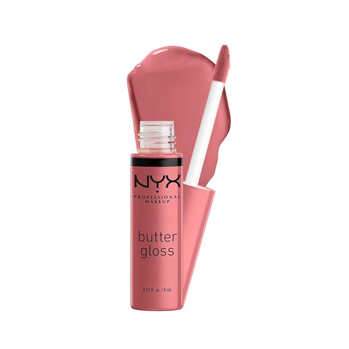 NYX PROFESSIONAL MAKEUP Butter Gloss, Tiramisu Brown | Non-Sticky | Pack of 2