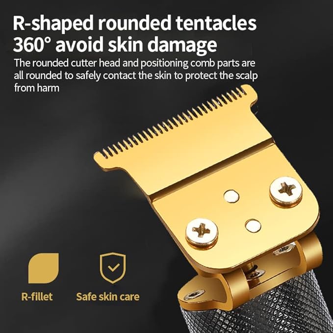 𝑵𝒆𝒘 𝑼𝒑𝒈𝒓𝒂𝒅𝒆𝒅 Hair Clippers for Mens Hair Trimmer T-Blade Trimmer Professional Haircut & Grooming Kit Rechargeable Clippers Hair Trimmer Shaver LCD Display (Black)