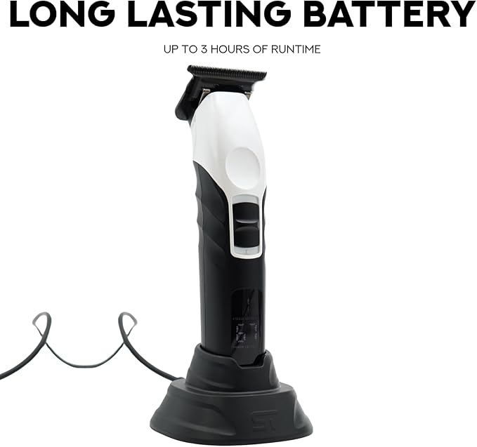 Supreme Trimmer 2Spee ST622 – Cordless Beard & Hair Trimmer for Men | 2-Speed Motor, 180 Min Runtime, Zero-Gap Adjustable Blade, Digital Display, Removable Blade Design