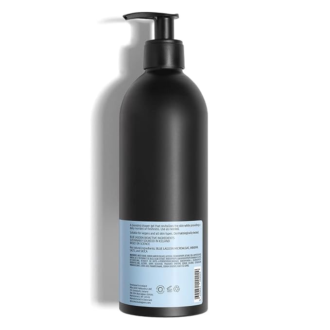 Blue Lagoon Skincare Shower Gel - Revitalizing Body Wash - Bioactive Blue Lagoon Seawater - Lightweight Gel Texture - Soft Ethereal Fragrance - Responsibly Sourced Ingredients - 500ML