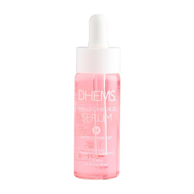 Hyaluronic Acid Serum with Bamboo & Oat for Hydrating & Anti-Aging 1.01 Ounces