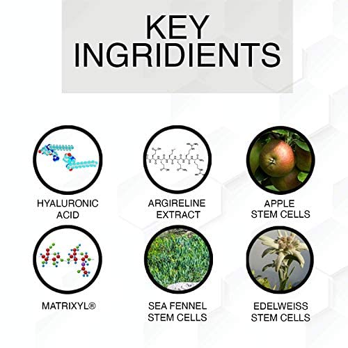 DermaSet Anti-Aging Renewal Cream (NEW FORMULA) with Plant-Based Stem Cells Advanced Formula to Visibly Reduce Wrinkles, Fine Lines and Crow's Feet Instantly (1)