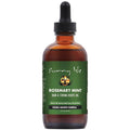 Sunny Isle Rosemary Mint Hair and Strong Roots Oil 4oz | Infused with Biotin & Jamaican Black Castor Oil | Strengthen and Nourish Hair Follicles | Dry Scalp, Split Ends