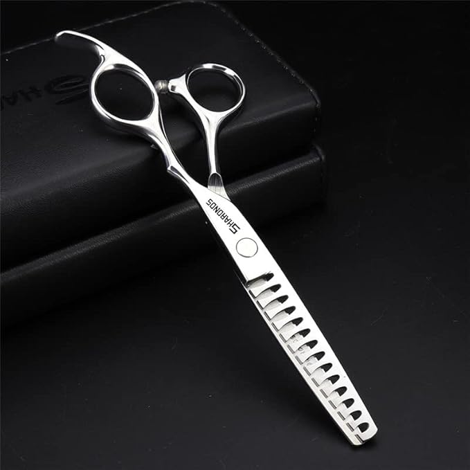 Barber hair scissors, Axemoore professional haircut Cutting Scissors/Shears set- 6", made of Japanese stainless steel, especially (6 in- tooth-D)