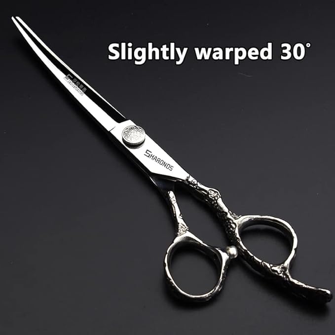 6/7/8 inch Personalized Rose Print Hair Clipper Set (Scissors Set) (7 inch-3pc-A)