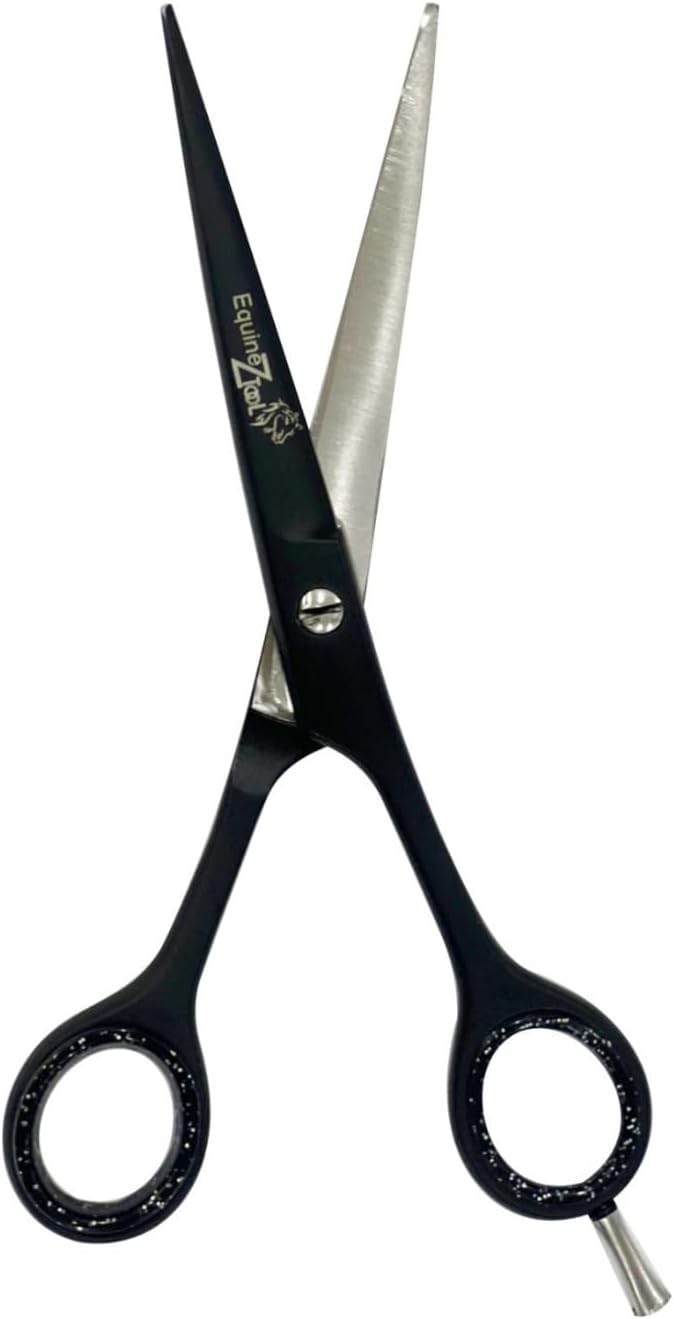 Professional Barber Scissors Hair Cutting Scissor 6.5 Inch - Stainless Steel Salon Shears for Hairdressers & Stylists, Sharp Blades with Ergonomic Handle for Men & Women Hair Cutting