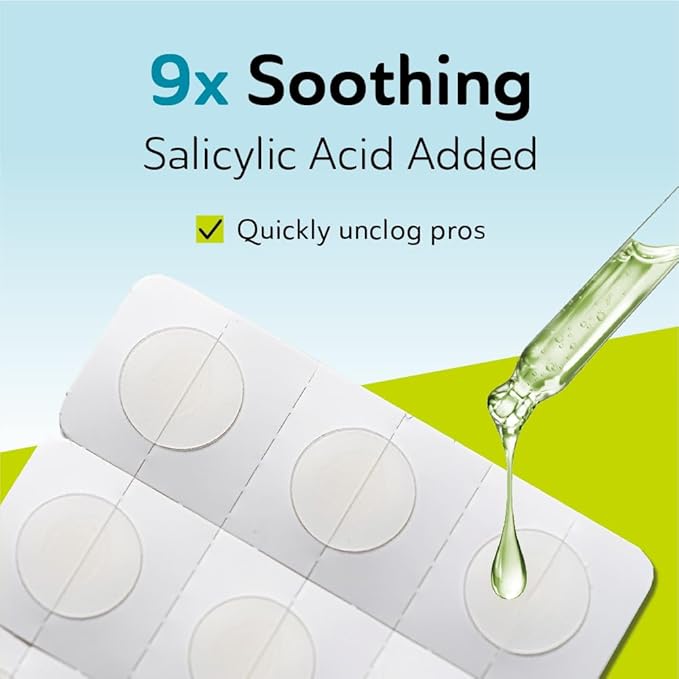 DERMA ANGEL Invisible Salicylic Acid Pimple Patches for Face - Redness Reducing Hydrocolloid Acne Patches, Clear Pimple & Zit Patches for Blind Pimples - 132 Count 2 Sizes Soothing Plus (Clear Patch)