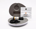 Essence Pearl Travel Case - Wearable Aromatherapy Kit with Nasal Diffuser Rings, Soaking Bay, and 5mL Essential Oil – Portable Wellness Gift Set for On?The?Go Self Care