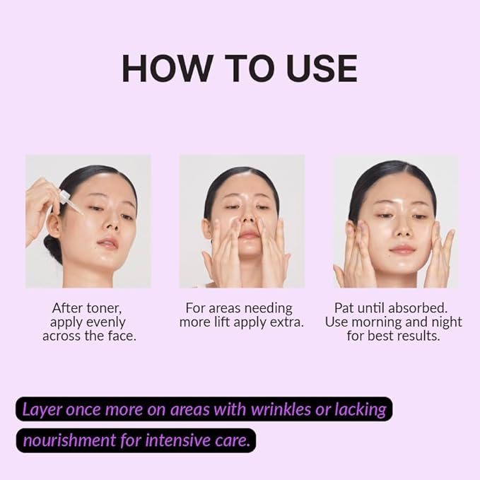 The Firm Ampoule, Anti-Aging Face Serum with Peptides, Bakuchiol & Korean Thistle, Firm & Lift, Wrinkle Care, Reduce Facial Puffiness, Vegan Korean Skincare (30ml / 1.01 fl. oz)