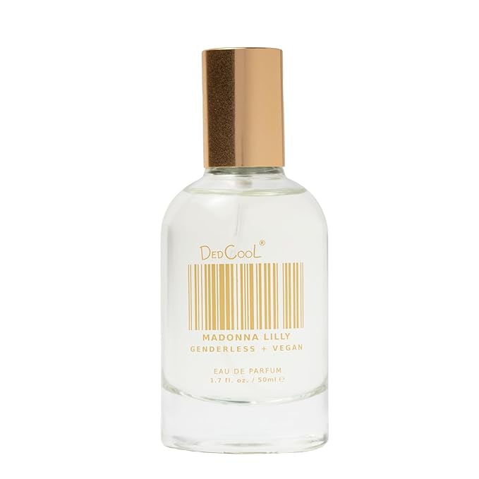 DedCool Eau de Parfum (Madonna Lilly - 1.7 fl oz) With Notes of Black Pepper, Sandalwood, Bergamot, Perfume for Men and Women, Luxury Fragrance, with Essential Oils, Non-Toxic, Fragrance For All