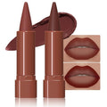 2Pcs Gradient Matte Lipstick Crayon Lip Liner pencil, Flawless Contour Gradual Ombre Effect lip Pencil, Lipstick for Women Long Lasting Waterproof Smudge Proof Lipstick Pencil 03#+08#