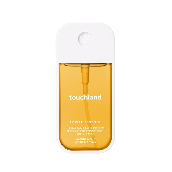 Touchland Hydrating Body & Hair Fragrance Mist, Mango Mojo, 2 FL. OZ. Travel Size Body Spray