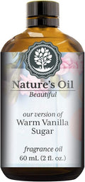 Warm Vanilla Sugar Fragrance Oil (60ml) for Perfume, Diffusers, Soap Making, Candles, Lotion, Home Scents, Linen Spray, Bath Bombs, Slime