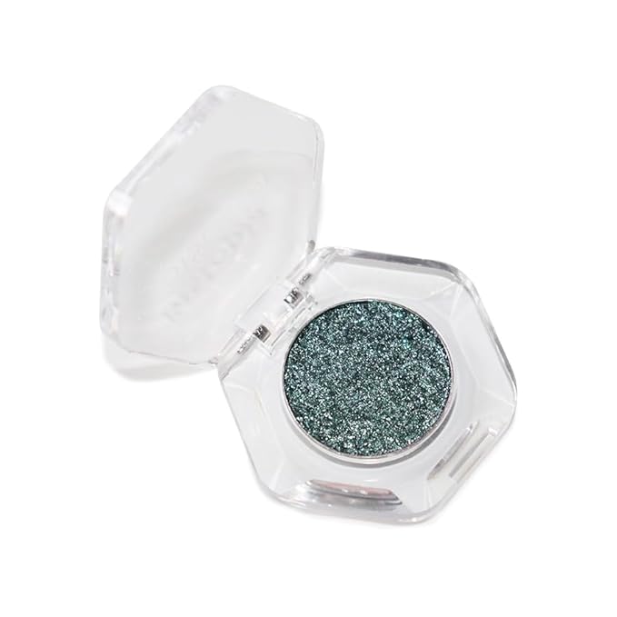 Chameleon Eyeshadow Collection, 14 Shades, Glitter Pressed Powder, Iridescent Shimmer Colors. (Time Lapse)