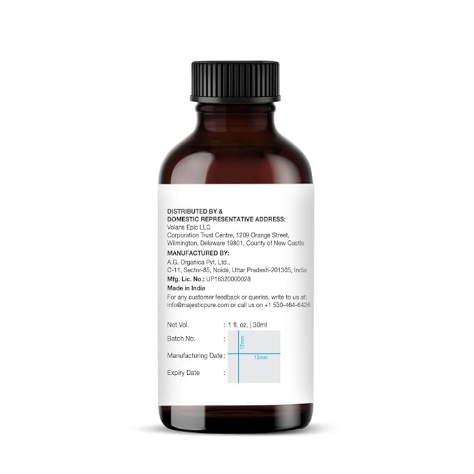 Majestic Pure Brazilian Orange Essential Oil with Glass Dropper - 1 Fl Oz - 100% Pure and Natural Brazilian Orange Oil - Premium Grade Essential Oils for Diffuser, Aromatherapy, Soap and Candle Making