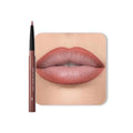 Gel Lip Liner Pencil for Women, Rose Wood Matte Long Lasting Lip Liner Lipstick 24 Hour, High Pigmented Lips Makeup Retractable Liners Waterproof Smudge Proof, Vegan & Cruelty-Free 04