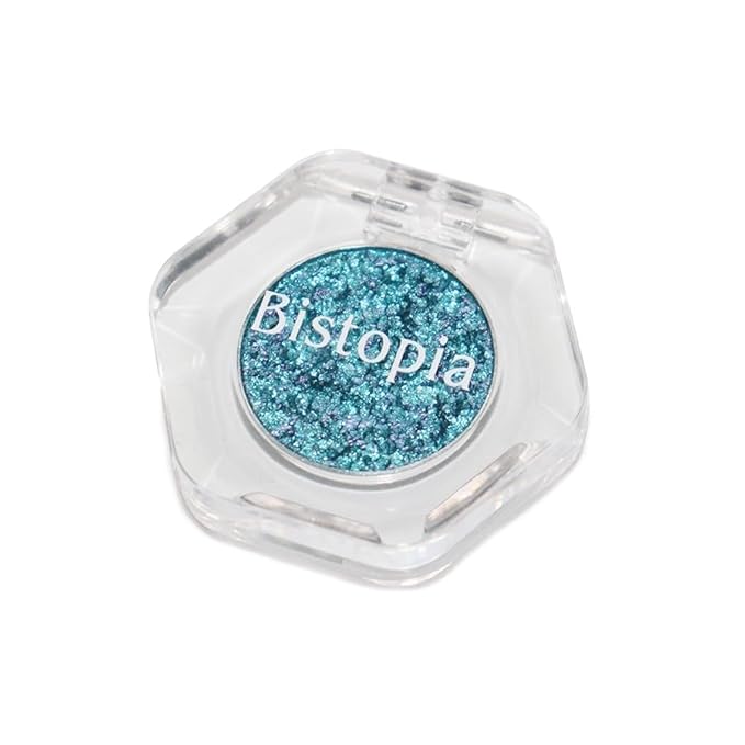 Chameleon Eyeshadow Collection, 14 Shades, Glitter Pressed Powder, Iridescent Shimmer Colors. (Stellar)
