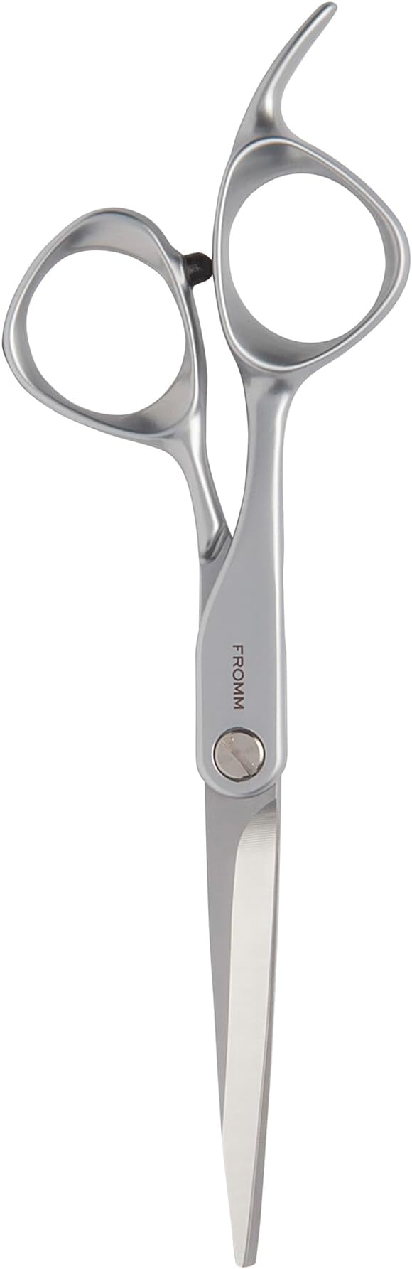 Fromm Transform 5.75" Left-Hand Extra Smooth Hair Cutting Shears for Wet and Dry Hair, Polished Silver Japanese Steel Scissors with Beveled Blade