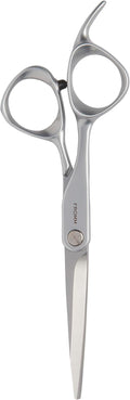 Fromm Transform 5.75" Left-Hand Extra Smooth Hair Cutting Shears for Wet and Dry Hair, Polished Silver Japanese Steel Scissors with Beveled Blade
