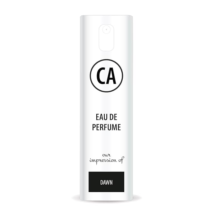 CA Perfume Impression of Dawn Unisex Eau De Parfum Amber Woody Scent Long Lasting Unisex Fragrance Travel Size TSA Ready for Day and Night Wear 0.33 Fl Oz 10ml