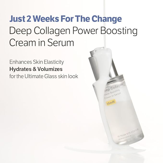 SUNGBOON EDITOR Deep Collagen Ultimate Collagen Glow Set | Filler Serum, Glowy Mist, Retinol Capsule Cream, Pads & Overnight Mask | Anti-Wrinkle, Hydration & Skin Elasticity Set