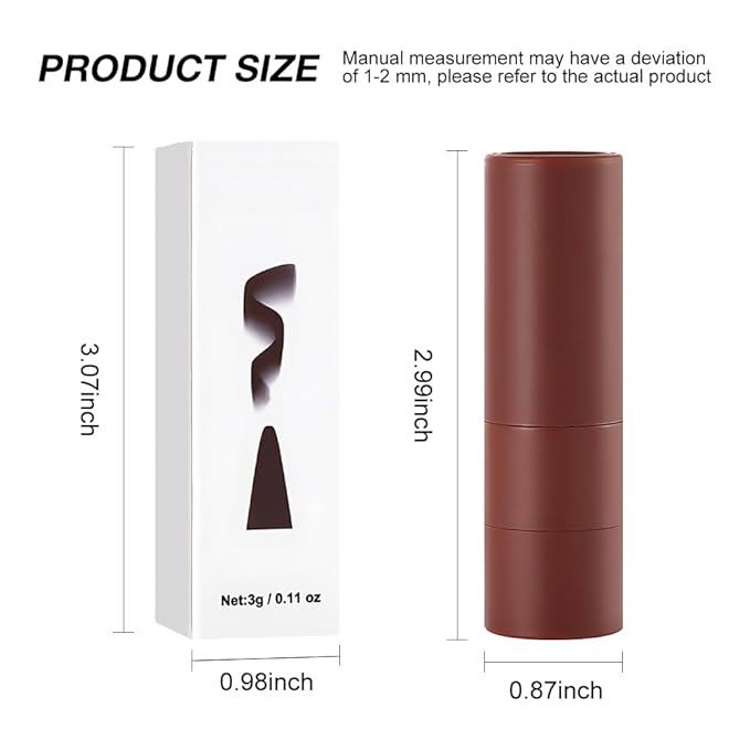 Deep Matte Crayon Lip Liner Lipstick Makeup, Precision Tip Matte Lip Crayon , Longwear Up To 24Hrs,Matt Lip Liner Make Up Smudge-Proof Lip Contour Waterproof for Women (Coffee Bean, Regular)