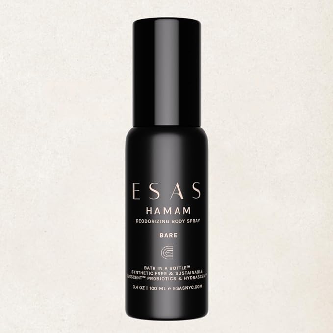 ESAS NYC Bare Hamam - Organic Deodorant Body Spray - MADESAFE® - FRESH | CLEAN | SWEET - 3.4 oz