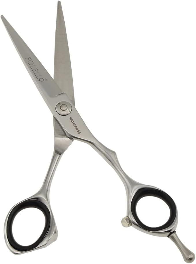 Stainless Steel Right-Handed Thinning Scissors for Unisex, Convex Blade, Adjustable Ball Bearing Screw – Includes Cleaning Oil & Cloth – 5.5 Inch