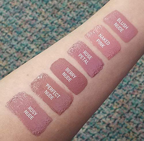 Aromi Natural Lipstick | Vegan, Cruelty-free Beauty, Handcrafted, Small Batch, Dye-free, Palm-free (Naked Pink)