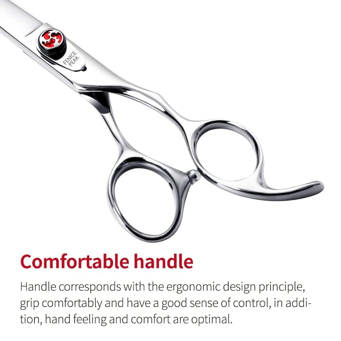 Fenice 7"/7.5" Hair Cutting Scissors - 440C Stainless Steel Sharp Scissors - Haircuts for Men, Women and Children