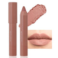 BINGBRUSH Crayon Matte Longwear Lipstick Pack Set,Moisture Smooth Color Stick Ultimate Lip Crayon for Makeup Collection - Waterproof Velvet Lipgloss (02#, 1 Count (Pack of 1))