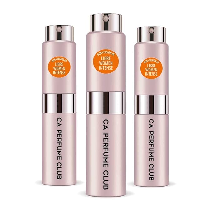 CA Perfume Impression of Libre Women Intense Amber Fougere Scent Long Lasting Perfumes for Women Eau De Parfum Travel Size Refillable Atomizer Spray 0.27 Fl Oz 8ml