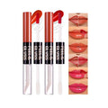 2Pcs Peel Off Lip Gloss Tattoo and Lip Oil 2-in-1, Lip Stain Peel Off Masque - Peel Off Lip Tint ,Long Lasting Waterproof Transfer-proof Lip Mask Lip Gloss Peel Off Lip Liner,Stay Lip Makeup 01#+04#