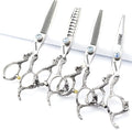 6/7/8/9 Inches Professional Hairdressing Scissors Set,Stainless Steel Hairdressing Scissors for Women & Men… (6 inch 4PC)