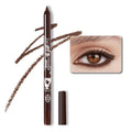 evpct 1Pcs Dark Brown Color Gel Glitter Eyeliner Pencils Set for Women Waterline Waterproof Smudge Proof lapiz de ojos delineador de ojos contra el agua Eye Liner Makeup,06# Dark Brown