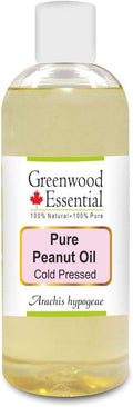 Greenwood Essential Pure Peanut Oil (Arachis hypogeae) Cold Pressed 200ml (6.76 oz)