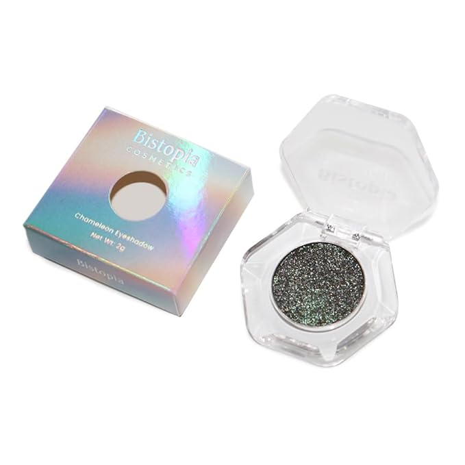 Chameleon Eyeshadow Collection, 14 Shades, Glitter Pressed Powder, Iridescent Shimmer Colors. (Prostar)