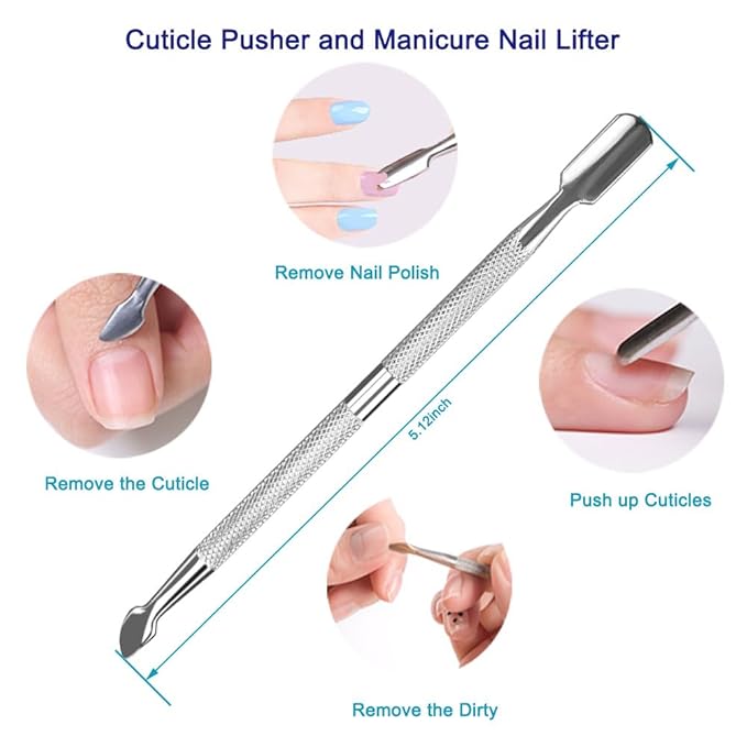 Toenail Clippers for Seniors & Thick Nails, 8PCS Professional Heavy Duty Ingrown Toenail Removal Kit with Pedicure Tools, Sharp Blade, Long Handle & Storage Case