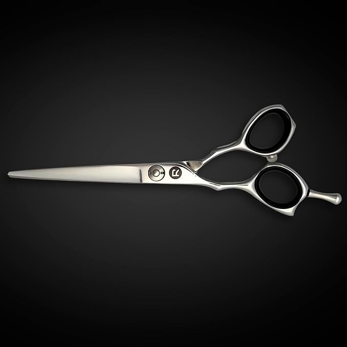 Saki Kotaro Lefty Hair Cutting Shears for Professional Hairdressers and Barbers - Made from Premium Japanese 440C Steel (Steel, Left 6" Cutting Shears)